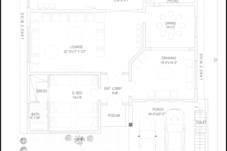 do 2d drawings in detail, floor plans and 2d elevations