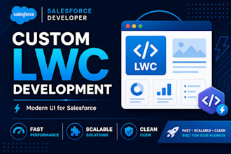 build custom salesforce lwc components with apex integration