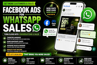 run facebook ads for whatsapp sales and lead generation