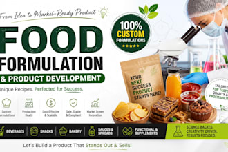 premium food formulation product development for brands