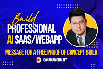 build your ai saas or ai web app