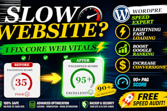 fix core web vitals lcp fid cls and speedup wordpress and improve google pages