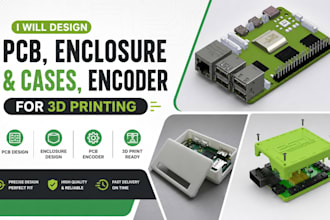 design pcb, pcb enclosure and cases, pcb encoder for 3d printing
