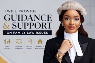 provide guidance and support on family law issues