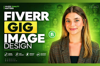 design catchy fiverr gig thumbnail gig image gig cover image to boost click