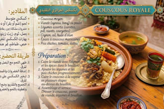write an authentic algerian couscous recipe with professional tips