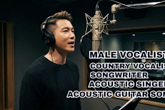 produce country songs acoustic guitar male vocalist