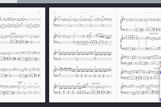 transcribe professional midi files, tabs or sheet music