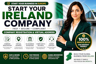 do irish company registration, ireland company registration and virtual address