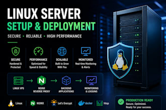 setup a secure linux server for your website or application