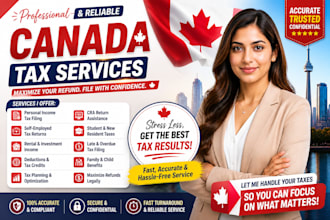 prepare canada tax returns, cra filing, and tax planning services