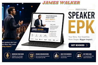 create a powerful speaker epk that helps you land speaking engagements and event