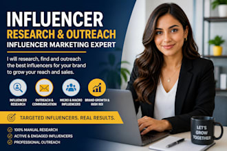 do influencer research and outreach with micro influencers for your brand