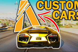 build up 3d realistic model, body kit, car bumper, wrap, fivem car