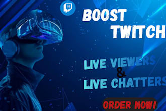 boost twitch live viewers, twitch viewers, and twitch channel promotion