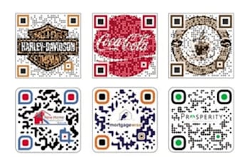 design unique and artistic  qr codes for your brand