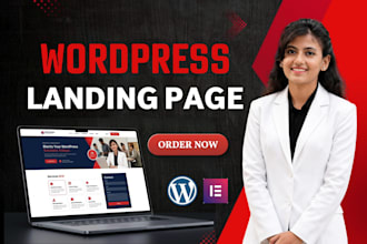 build a modern wordpress website or one page website