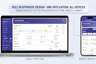 build a responsive business website and personal portfolio