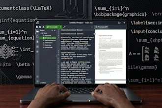 create assignments on latex overleaf