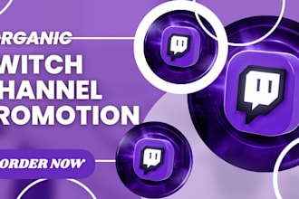 do twitch channel promotion