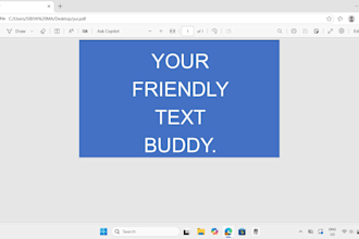 be your friendly text buddy for 30 minutes