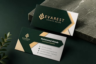 design a modern business card