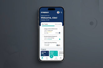 create modern and sleek UI UX design