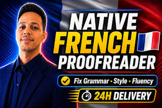 proofread and edit your french text manually