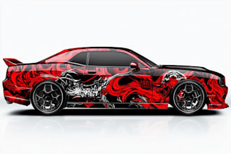van wrap, vehicle wrap, car wrap design