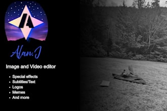 do image edits, photoshop, cropping, effects and more