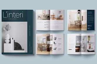 design a modern product catalog, sell sheet, or wholesale line sheet