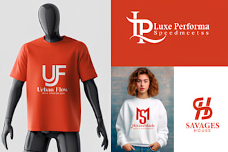 make unique modern apparel or fashion branding logo for your business