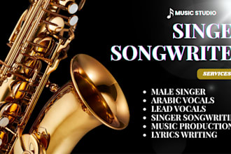 be your professional male singer, songwriter, and vocalist