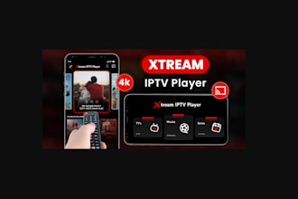 develop iptv player app for android tv and android box