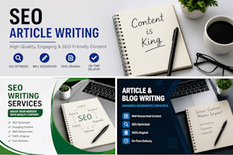 write SEO optimized articles and content