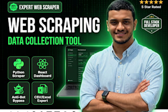 build a full stack web scraping tool with dashboard