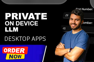 private, on device ai desktop applications