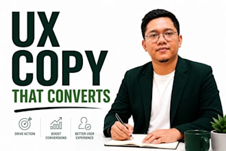 deliver engaging website copywriting and UX copy