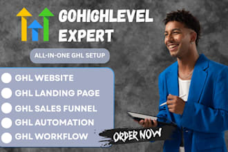 build gohighlevel website ghl sales funnel ghl landing page ghl automation