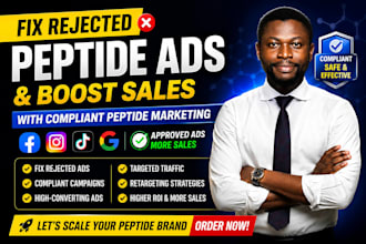 solve peptide ads issues run peptide ads peptide fb ig social media ads campaign