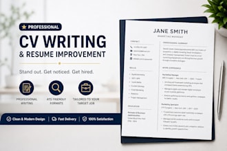 write and improve your CV or resume professionally