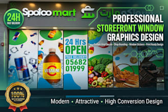 do indoor, outdoor storefront window graphics, vinyl sticker