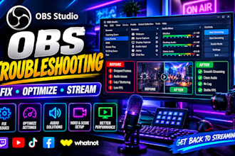 fix and optimize obs studio for streaming and recording