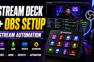 set up elgato stream deck for obs and automate your live stream