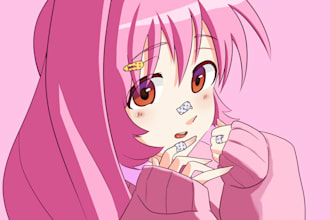 draw cheap anime because im learning