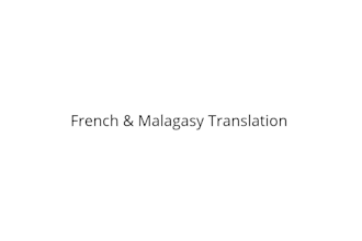 translate french to malagasy and malagasy to french