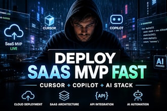 deploy saas mvp using cursor copilot github and ai tools