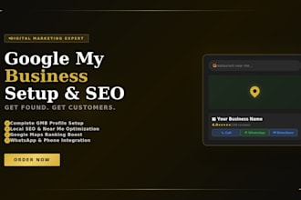 create and optimize your google my business profile for local SEO