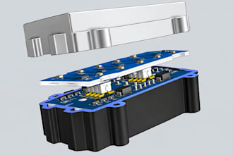 do pcb design, schematic, pcb layout and 3d pcb enclosure