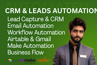 automate your CRM, leads, and operations using airtable, and make